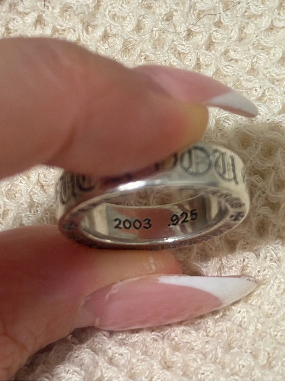 Chrome Hearts F**K YOU Ring